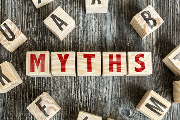 Myths in letter blocs